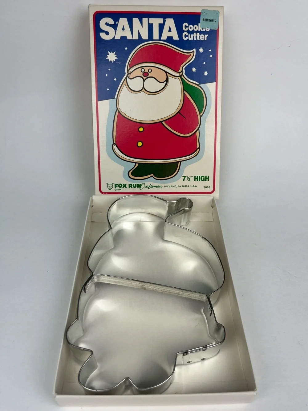 Christmas 1984 FOX RUN Cookie Cutter 7-1/2